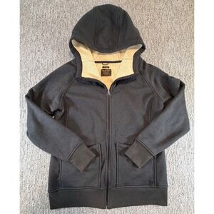 Burton Journey Full Zip Hoodie Mens XL Gray Sherpa Lined Fleece 13983100